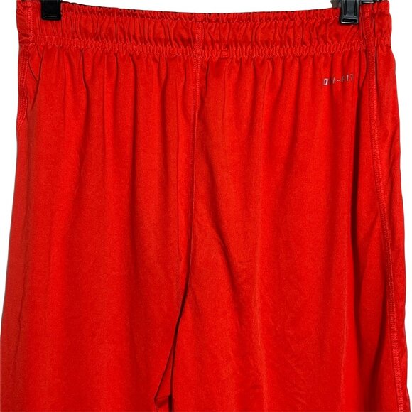 Nike Dri-Fit Orange Red Shorts Mens M Basketball Training Athletic Gym - Picture 10 of 11